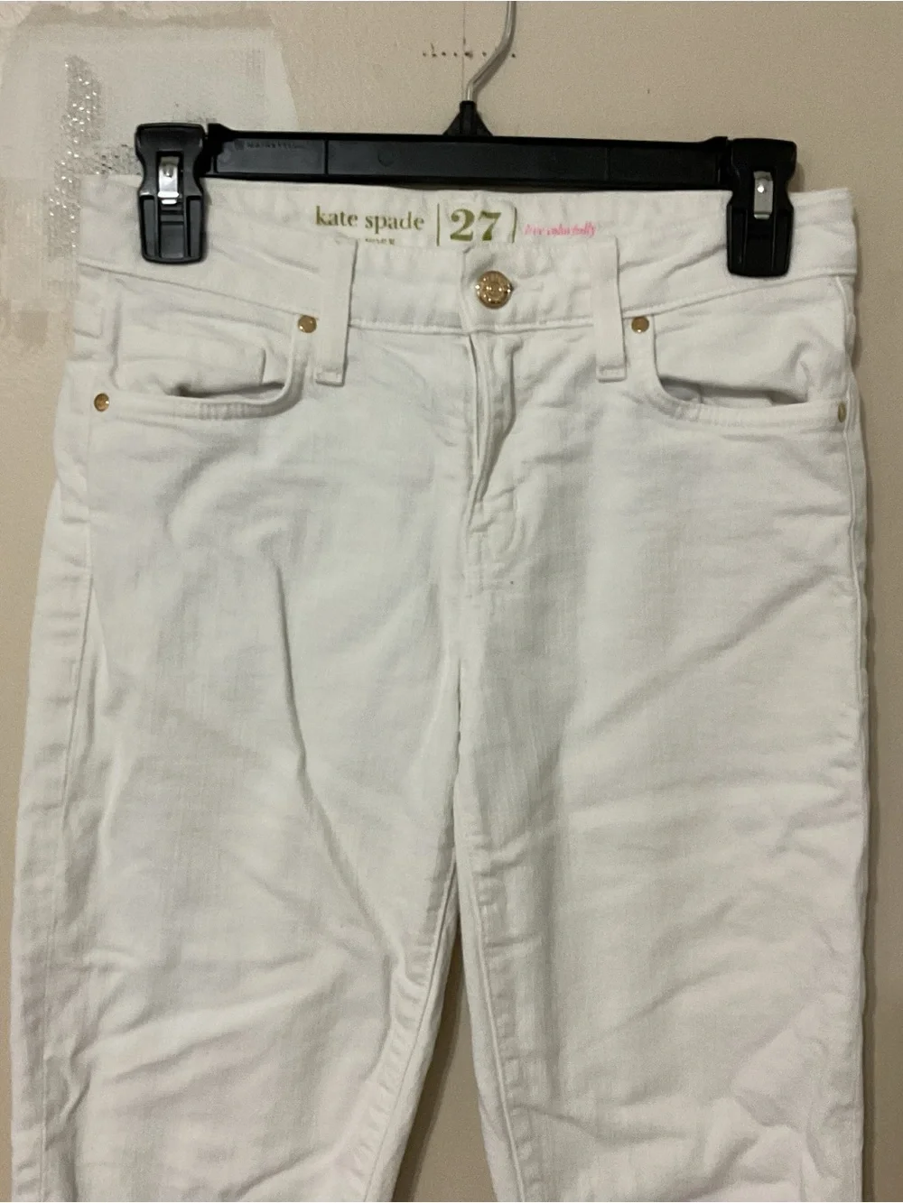 Kate Spade White High-Rise Women's Jeans Size 27